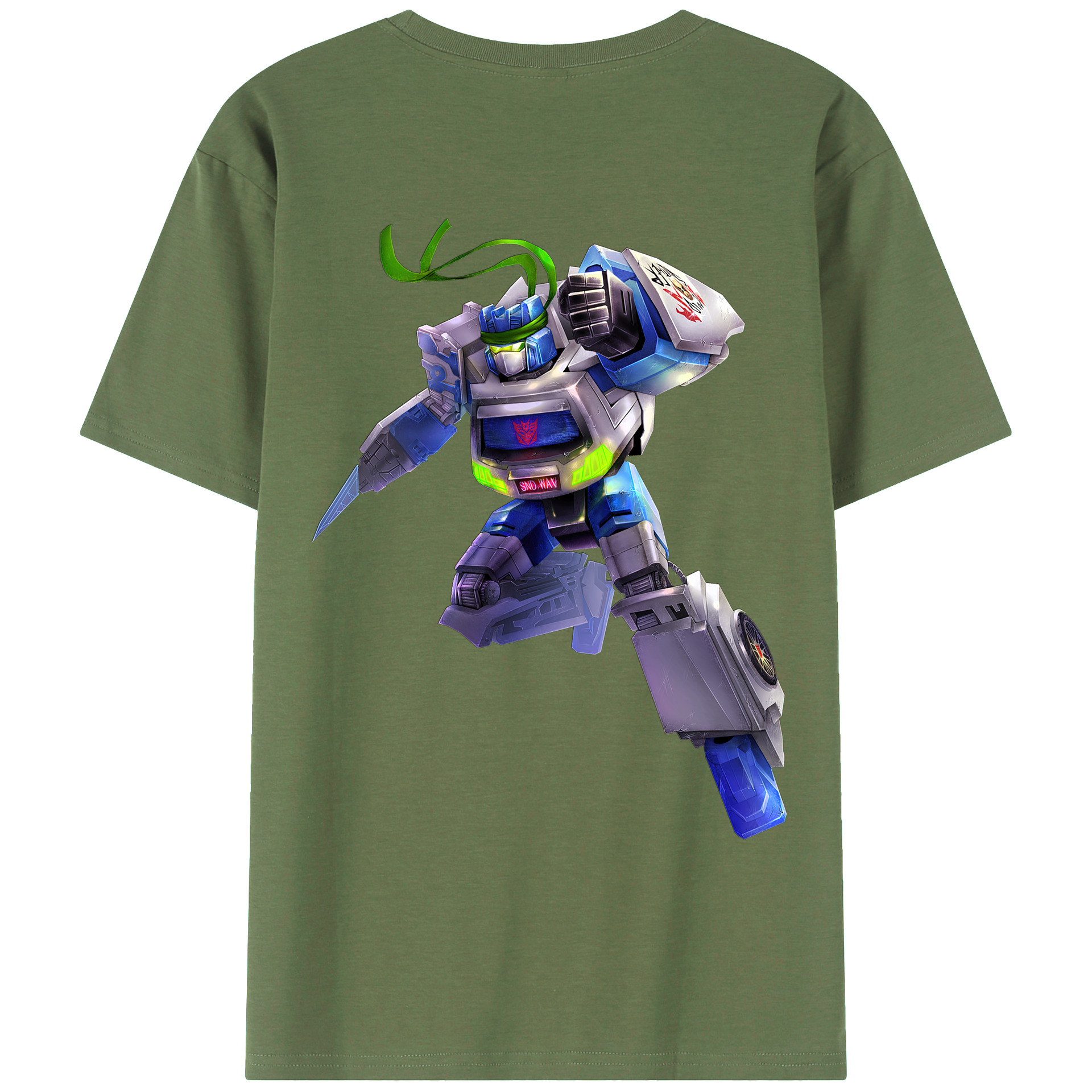 （画像用）  綿100％ メンズ半袖Tシャツ（バックプリント） 通気性
